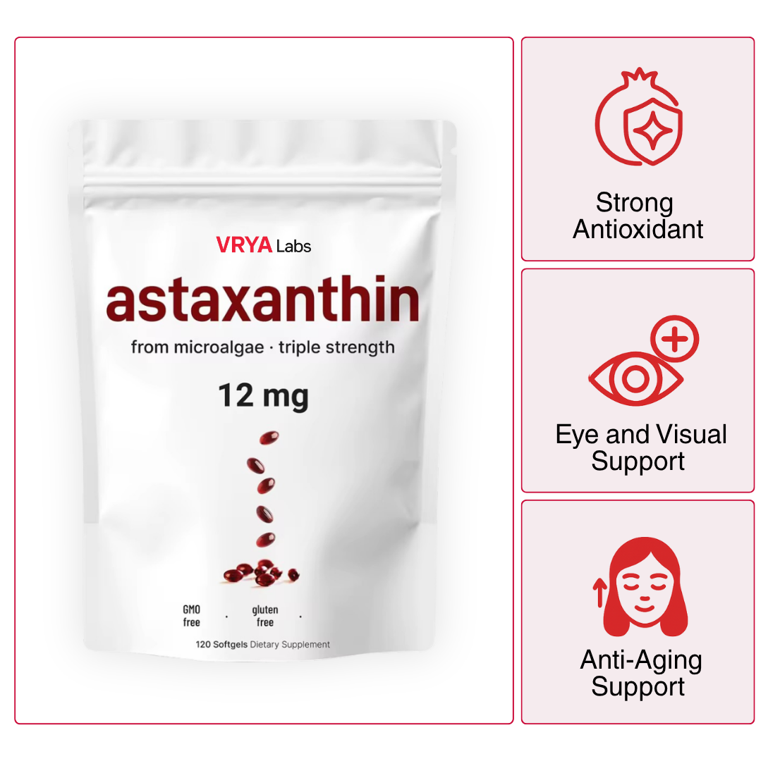 Astaxanthin Soft Gels - 12mg